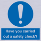 MV12386: Have you carried out a safety check?