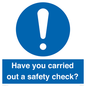 MV12386: Have you carried out a safety check?