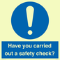 MV12386: Have you carried out a safety check?