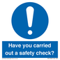MV12386: Have you carried out a safety check?
