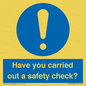 MV12386: Have you carried out a safety check?