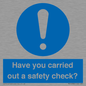 MV12386: Have you carried out a safety check?