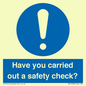 MV12386: Have you carried out a safety check?