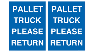 MV12420: PALLET TRUCK  PLEASE RETURN