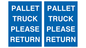 MV12420: PALLET TRUCK  PLEASE RETURN