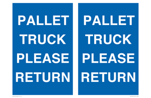 MV12420: PALLET TRUCK  PLEASE RETURN