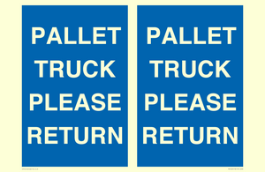 MV12420: PALLET TRUCK  PLEASE RETURN