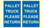 MV12420: PALLET TRUCK  PLEASE RETURN