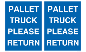 MV12420: PALLET TRUCK  PLEASE RETURN