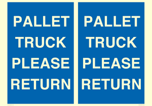 MV12420: PALLET TRUCK  PLEASE RETURN
