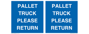 MV12420: PALLET TRUCK  PLEASE RETURN