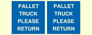MV12420: PALLET TRUCK  PLEASE RETURN