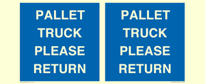 MV12420: PALLET TRUCK  PLEASE RETURN