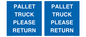 MV12420: PALLET TRUCK  PLEASE RETURN