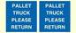 MV12420: PALLET TRUCK  PLEASE RETURN