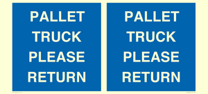 MV12420: PALLET TRUCK  PLEASE RETURN