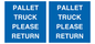 MV12420: PALLET TRUCK  PLEASE RETURN