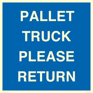 MV12420: PALLET TRUCK  PLEASE RETURN