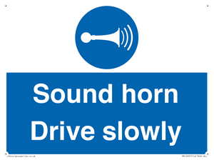 MV12437: Sound horn Drive slowly