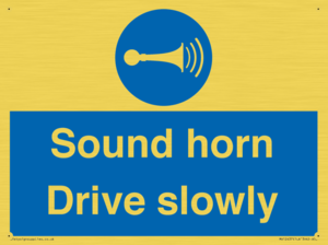 MV12437: Sound horn Drive slowly