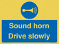 MV12437: Sound horn Drive slowly