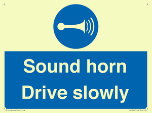 MV12437: Sound horn Drive slowly