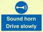 MV12437: Sound horn Drive slowly