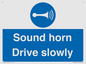 MV12437: Sound horn Drive slowly