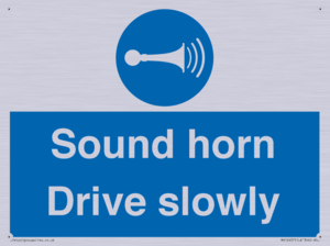 MV12437: Sound horn Drive slowly