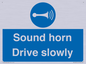 MV12437: Sound horn Drive slowly