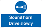 MV12437: Sound horn Drive slowly