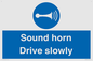 MV12437: Sound horn Drive slowly