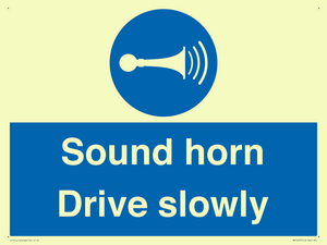 MV12437: Sound horn Drive slowly