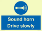 MV12437: Sound horn Drive slowly