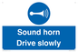 MV12437: Sound horn Drive slowly