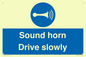 MV12437: Sound horn Drive slowly