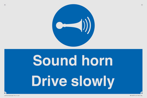 MV12437: Sound horn Drive slowly