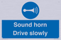 MV12437: Sound horn Drive slowly