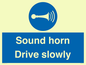 MV12437: Sound horn Drive slowly