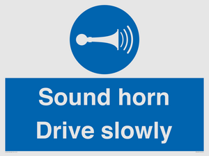 MV12437: Sound horn Drive slowly