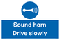 MV12437: Sound horn Drive slowly