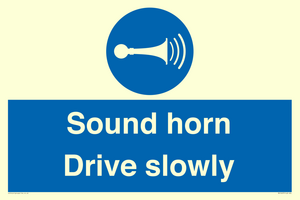 MV12437: Sound horn Drive slowly