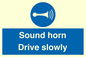 MV12437: Sound horn Drive slowly