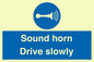 MV12437: Sound horn Drive slowly