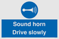 MV12437: Sound horn Drive slowly