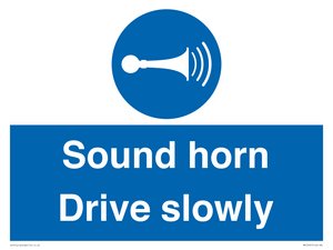 MV12437: Sound horn Drive slowly