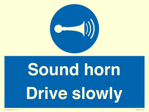 MV12437: Sound horn Drive slowly
