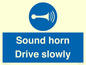 MV12437: Sound horn Drive slowly