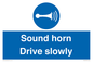 MV12437: Sound horn Drive slowly