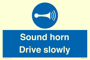 MV12437: Sound horn Drive slowly